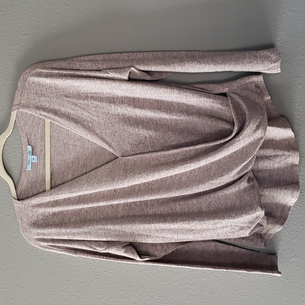 She + Sky Wrap Sweater